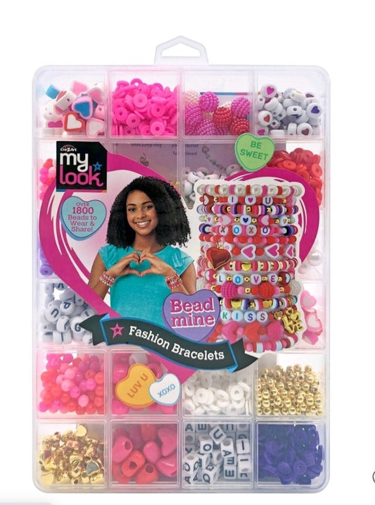 NWT CraZArt Bead Mine Fashion Bracelets Jewelry Kits, Valentine's Day, Easter - Bellso