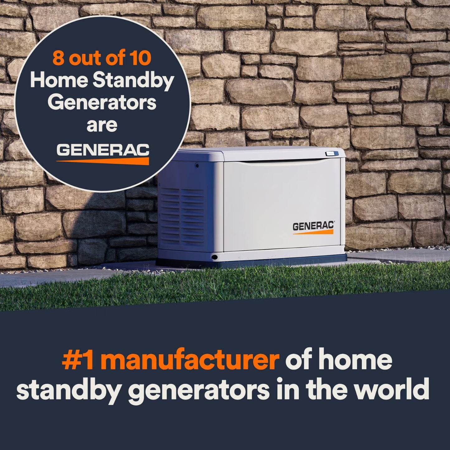 22,000 Watt Generac Guardian Series WiFi-Enabled , NG Standby Generator With 200A Automatic Transfer Switch - Bellso