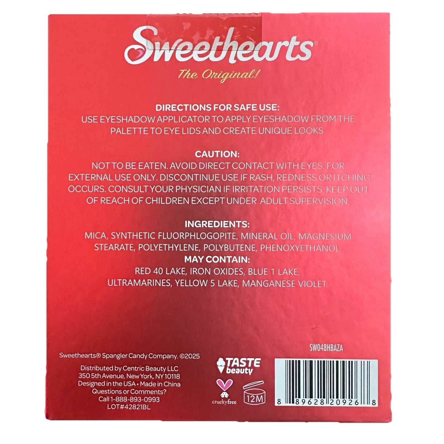 Sweethearts Eyeshadow Palette - Vibrant Shades - Bellso
