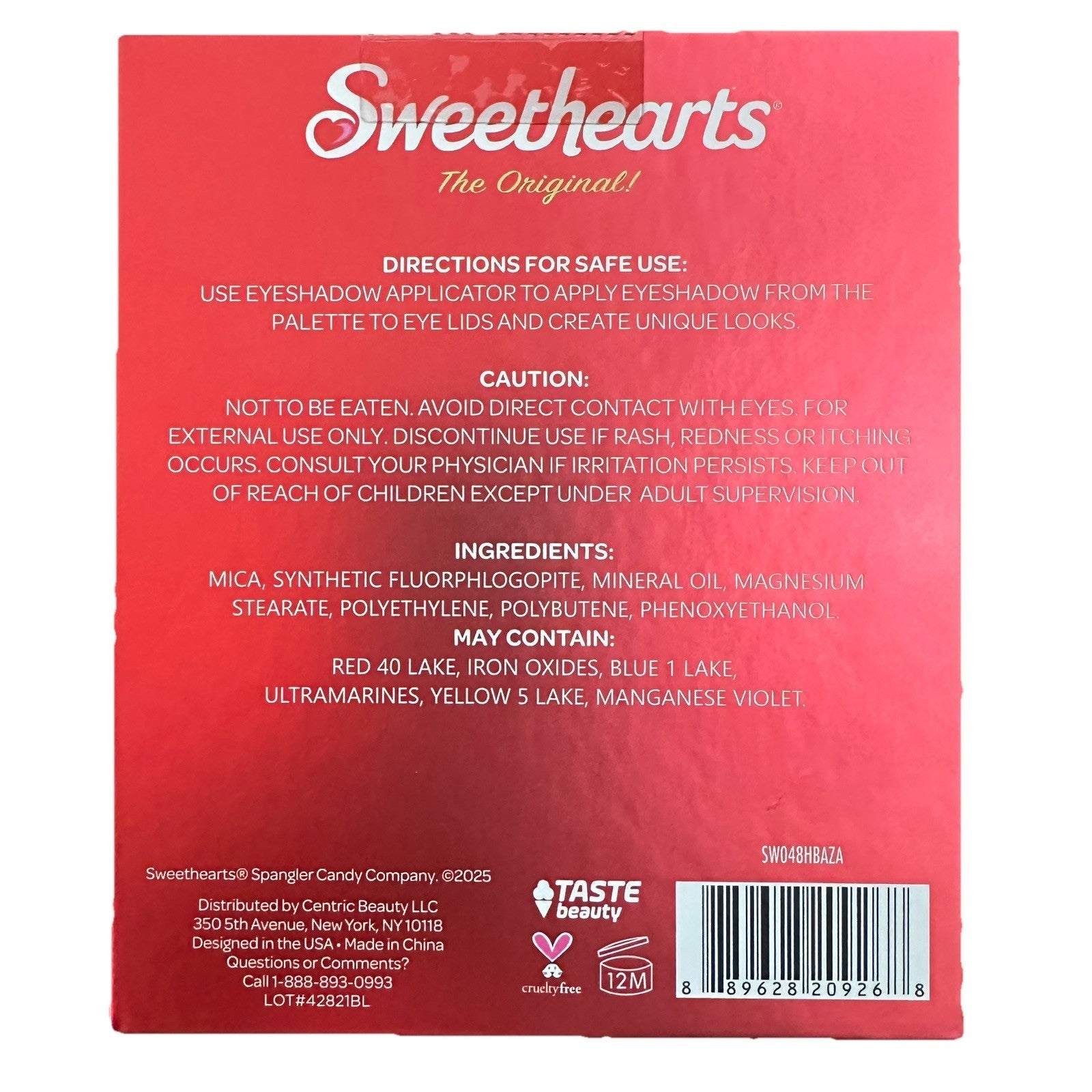 Sweethearts Eyeshadow Palette - Vibrant Shades - Bellso