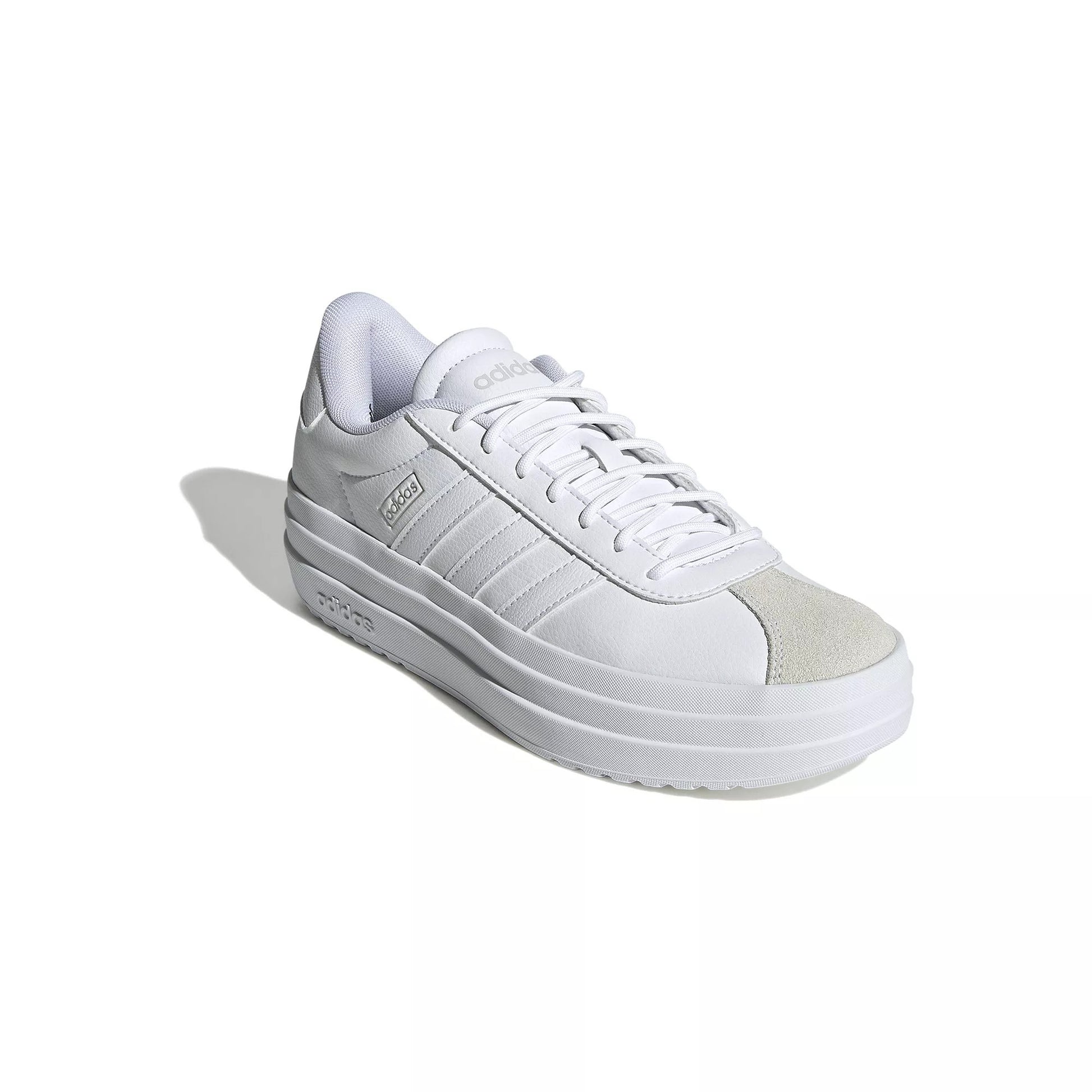 Adidas Women's Vl Court Bold Platform Sneakers (Beige/Green/Gum) - Size 6.5 M - Bellso