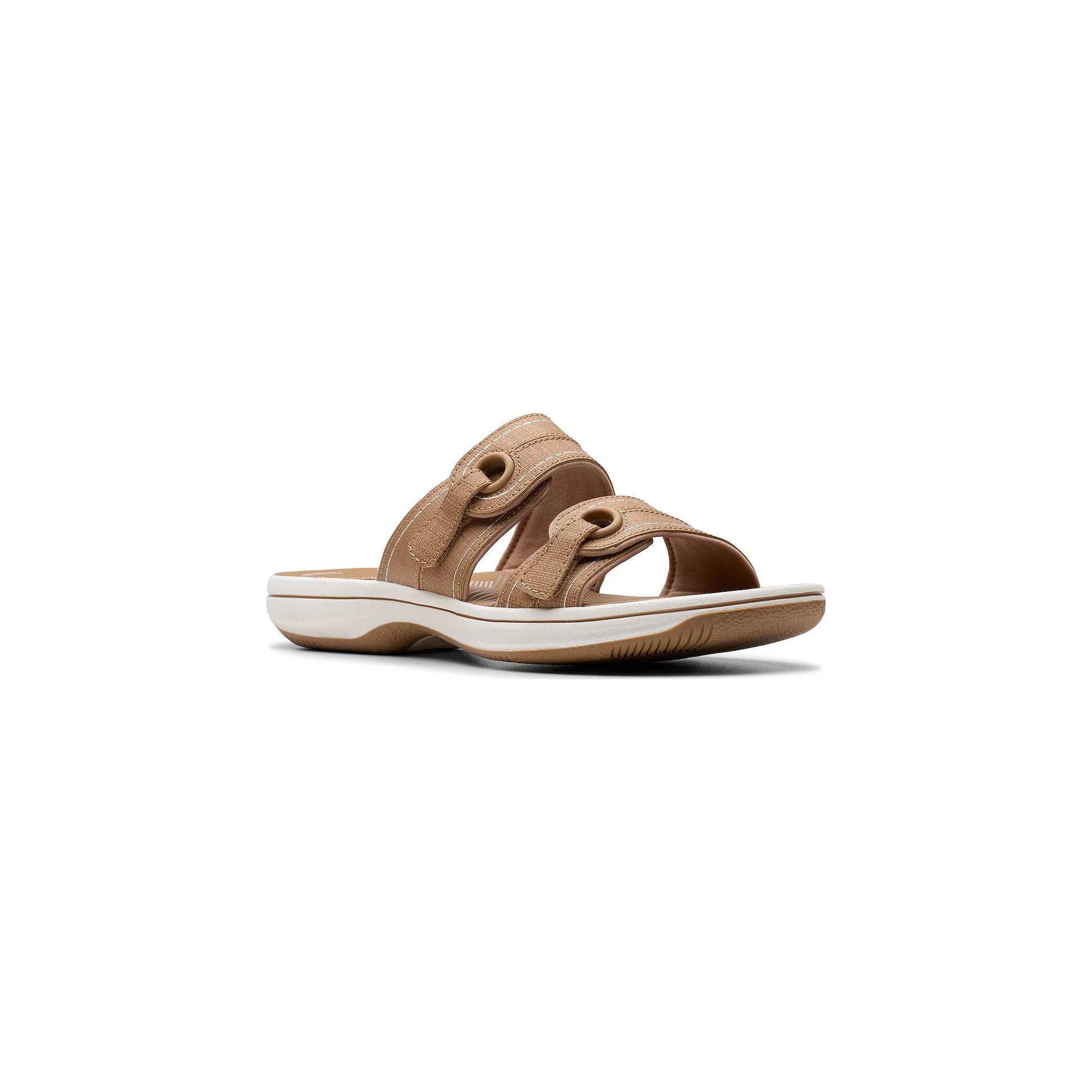 Clarks Breeze Maye Women's Sandals Warm Beige Synthetic : 9 B - Medium - Bellso
