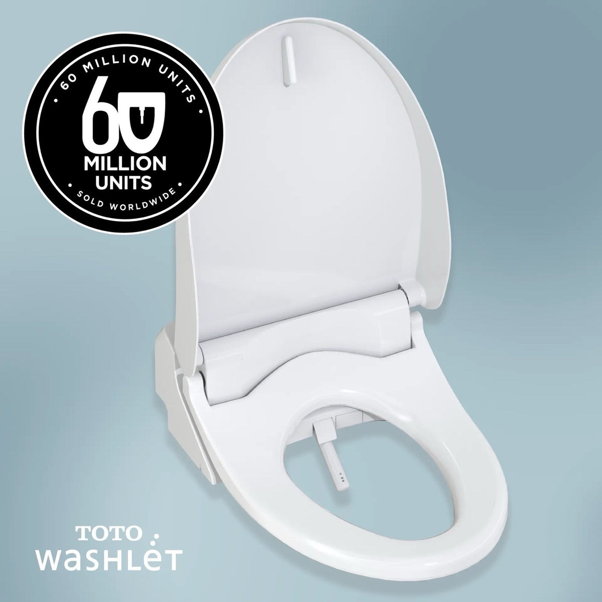 TOTO Washlet Elongated Bidet Seat with SoftClose Lid T1SW2491