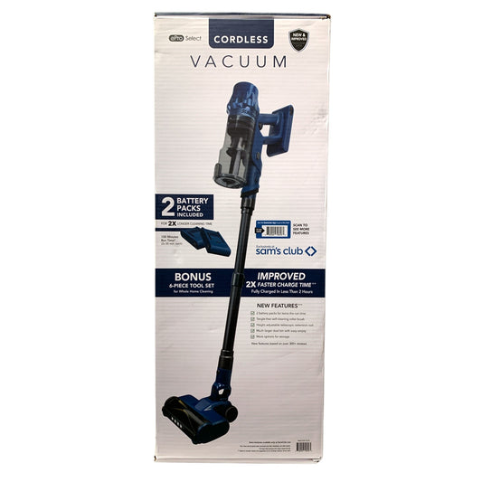 EPro Select Cordless Vacuum with Removable Battery, 6pc Tool Set, Midnight Blue - Bellso