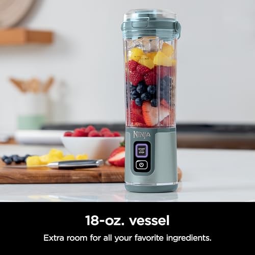 Ninja Blast Portable Blender & Accessories, Cordless, 18oz. Vessel, Personal Blender for Shakes & Smoothies, Leakproof Lid & Sip Spout, USB-C Cord, Di - Bellso