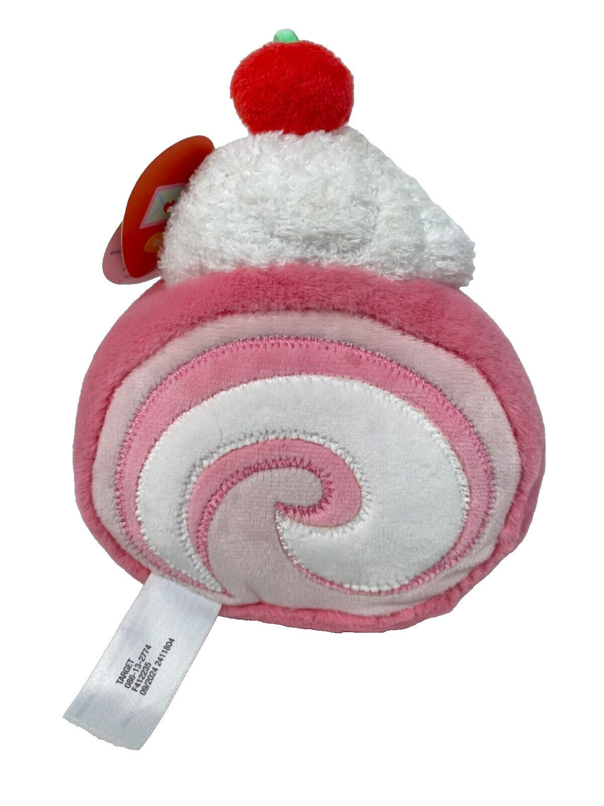 Gigglescape Swiss Roll 8.5" Plush Toy Pink Soft Stuffed Animal - Bellso