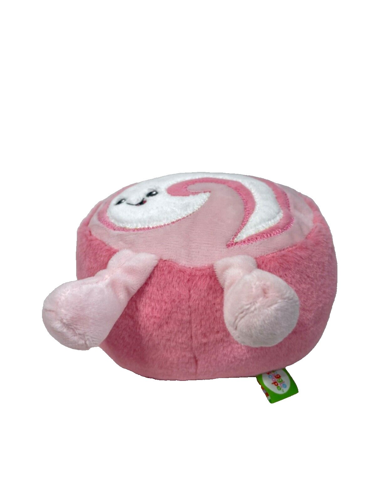 Gigglescape Swiss Roll 8.5" Plush Toy Pink Soft Stuffed Animal - Bellso