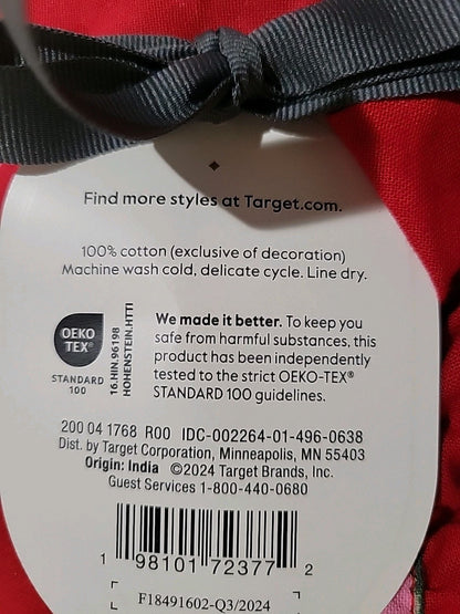 NEW  - Threshold  72"x14" Roses Table Runner - Red - Bellso