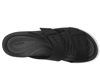 Crocs Brooklyn Buckle Low Low; Black, W6