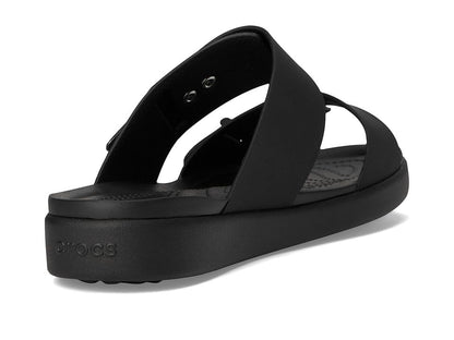 Crocs Brooklyn Buckle Low Low; Black, W6