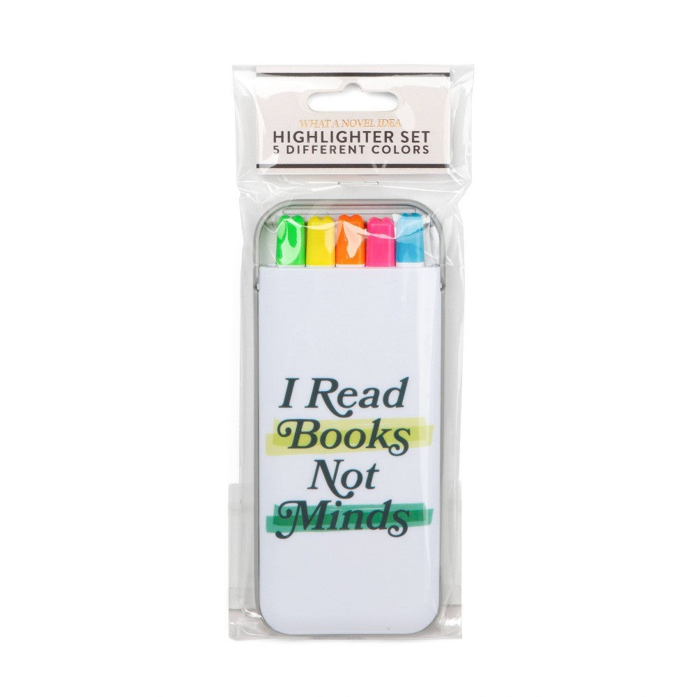Highlighter Set - I Read Books Not Minds - Bellso