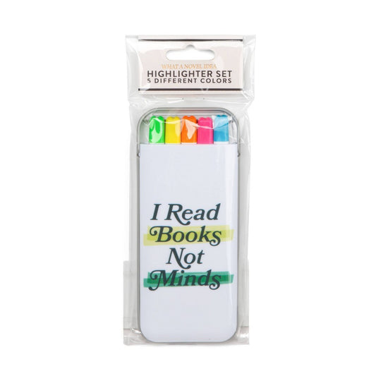 Highlighter Set - I Read Books Not Minds - Bellso