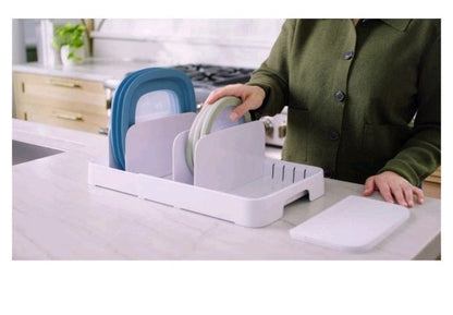 YouCopia StoraLid Food Container Lid Organizer, 40-Lid Capacity Brand New!!! - Bellso