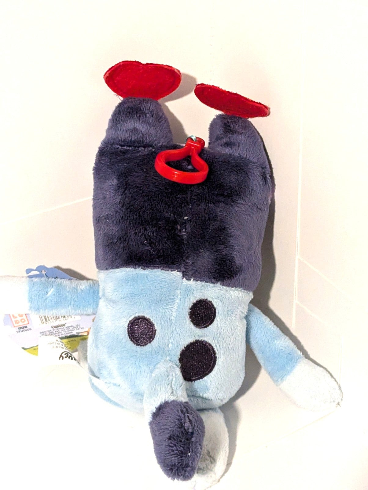 Bluey - Valentine's Plush with Backpack Clip - 9 Inch Tall - Bellso