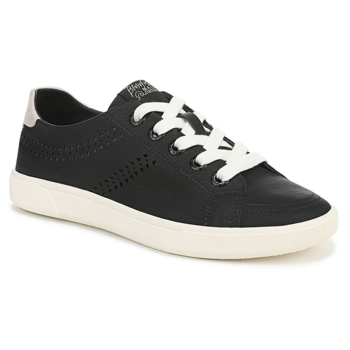 Blowfish Malibu Women's Tanner Low Profile Lace up Sneakers - White Faux Leather Size 9 M - Bellso