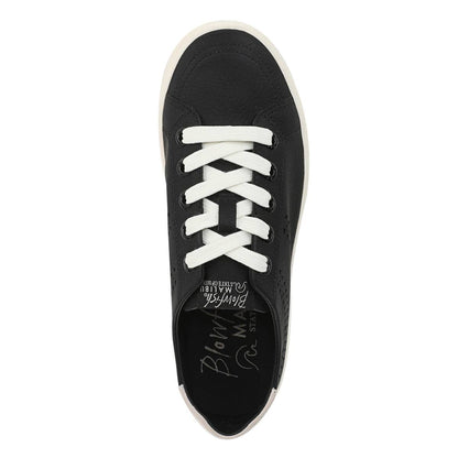 Blowfish Malibu Women's Tanner Low Profile Lace up Sneakers - White Faux Leather Size 9 M - Bellso