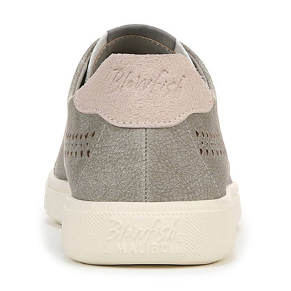 Blowfish Malibu Women's Tanner Low Profile Lace up Sneakers - White Faux Leather Size 9 M - Bellso
