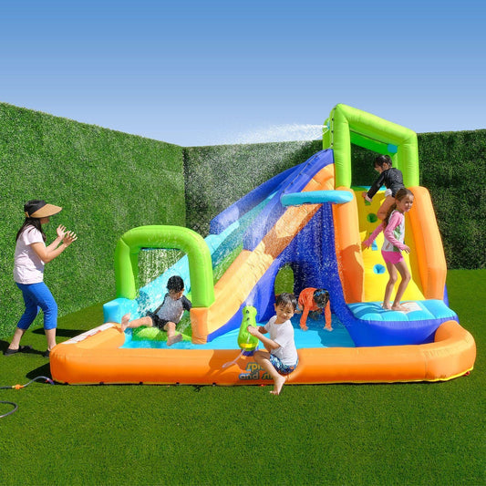 My 1st Water Slide Splash and Slide with Tunnel and Water Arch - Bellso