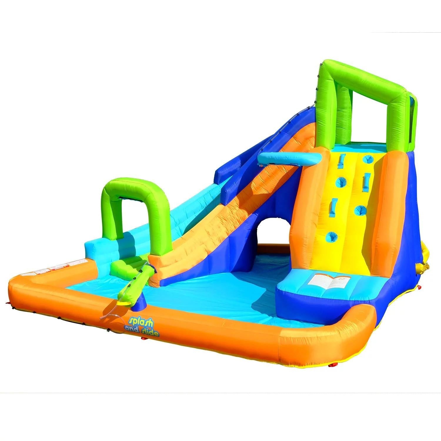 My 1st Water Slide Splash and Slide with Tunnel and Water Arch - Bellso