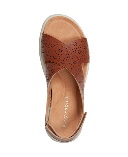 Easy Spirit Amiya - Womens 7.5 Brown Sandal Medium - Bellso