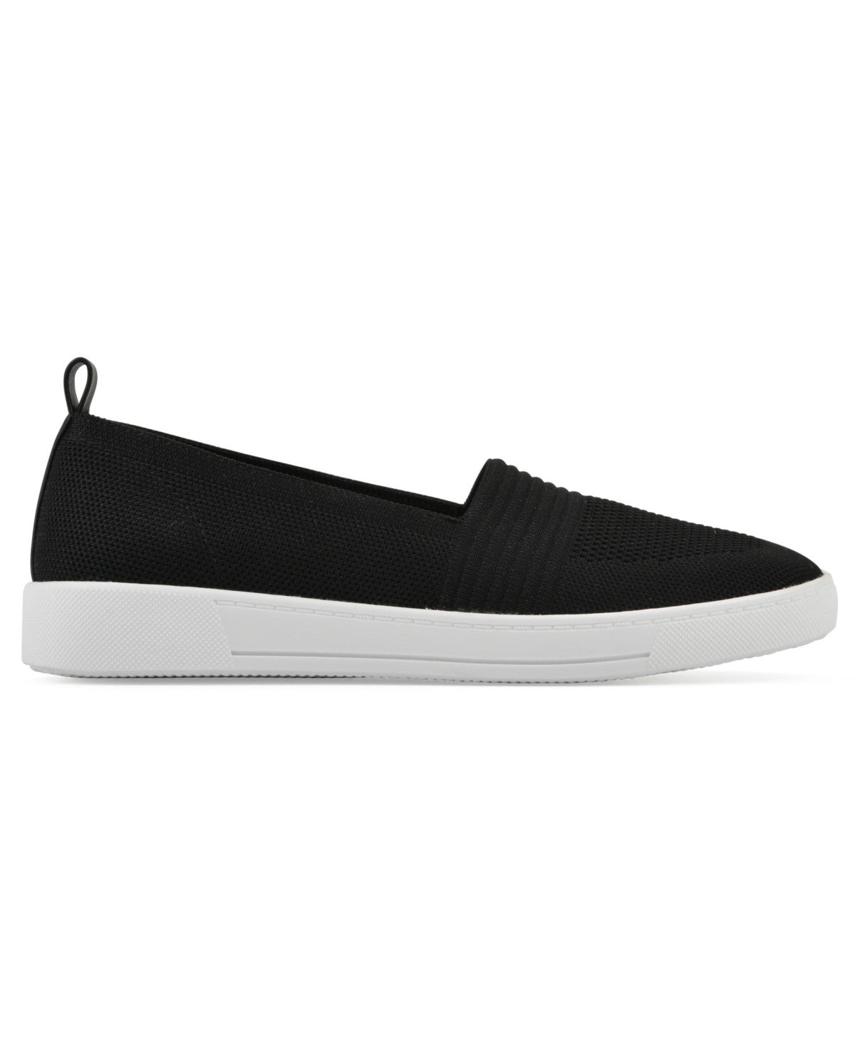 White Mountain Women's Upright Slip-on Sneakers - Black Fabric Size 9.5 - Bellso