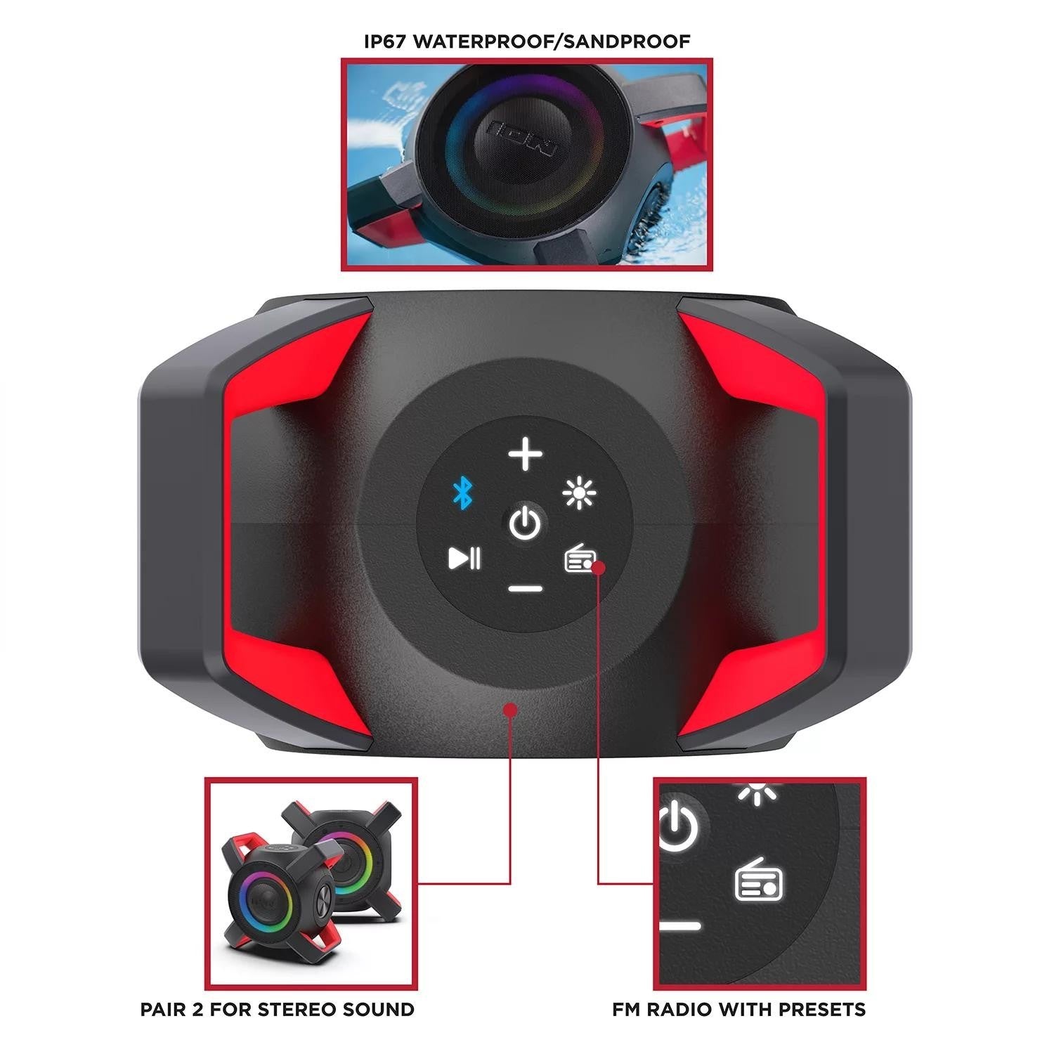 ION Audio Wave Rider X Floating Bluetooth Speaker - Bellso