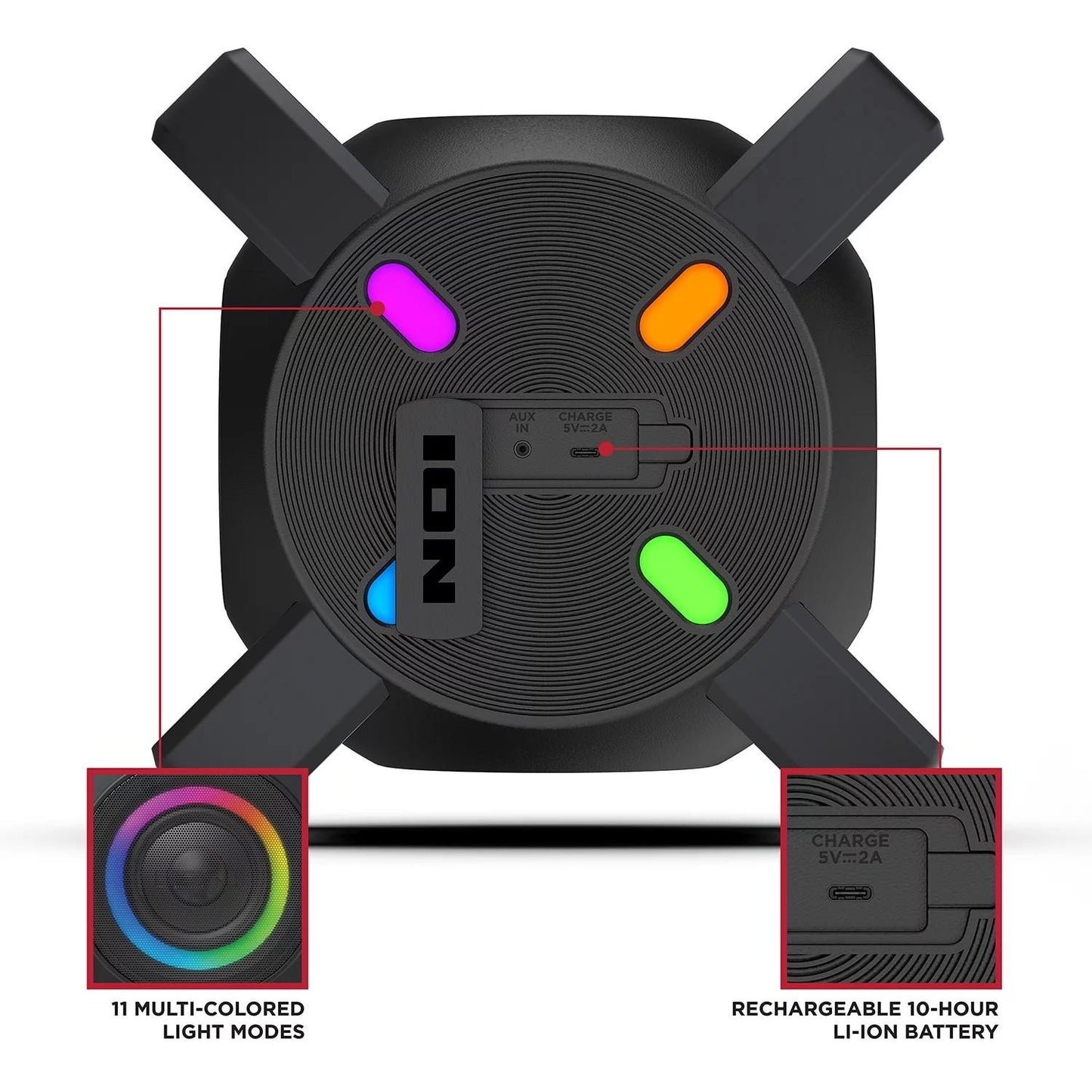 ION Audio Wave Rider X Floating Bluetooth Speaker - Bellso