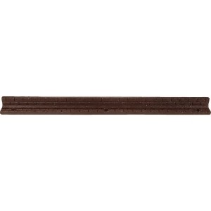 Groundsmart 3 in. H. X 4 Ft. L. Brown Recycled Rubber Brickface Landscape Edger - All - Bellso