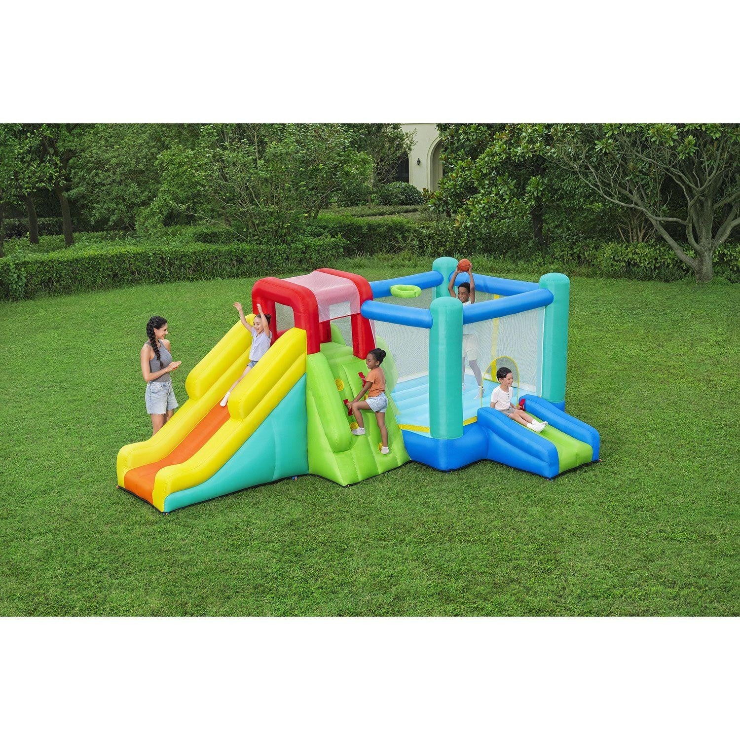 Bestway Jump 'n Climb Kids Inflatable Mega Bouncer - Bellso