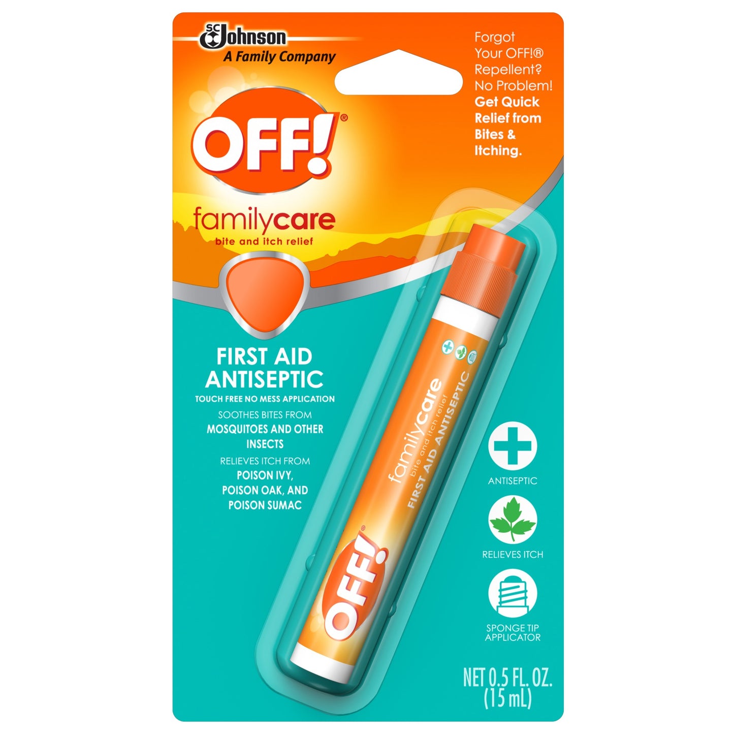 OFF! Bite Relief Liquid for Variety of Insects 0.5 Oz