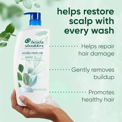Head & Shoulders Scalp Restore Shampoo, 38.8 Fluid Ounce - Bellso