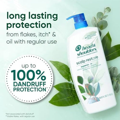 Head & Shoulders Scalp Restore Shampoo, 38.8 Fluid Ounce - Bellso