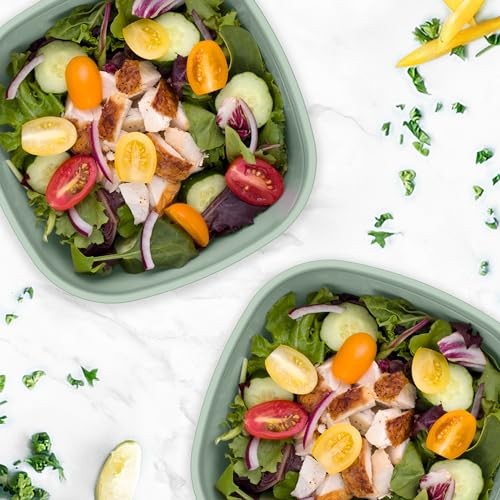 Bentgo Salad Bento Lunch Box, 2-Pack (Khaki Green) - Bellso