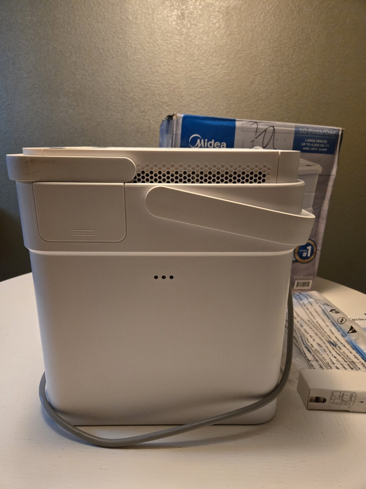 Midea Cube 50 Pint Smart Dehumidifier for up to 4,500 Sq. - Bellso