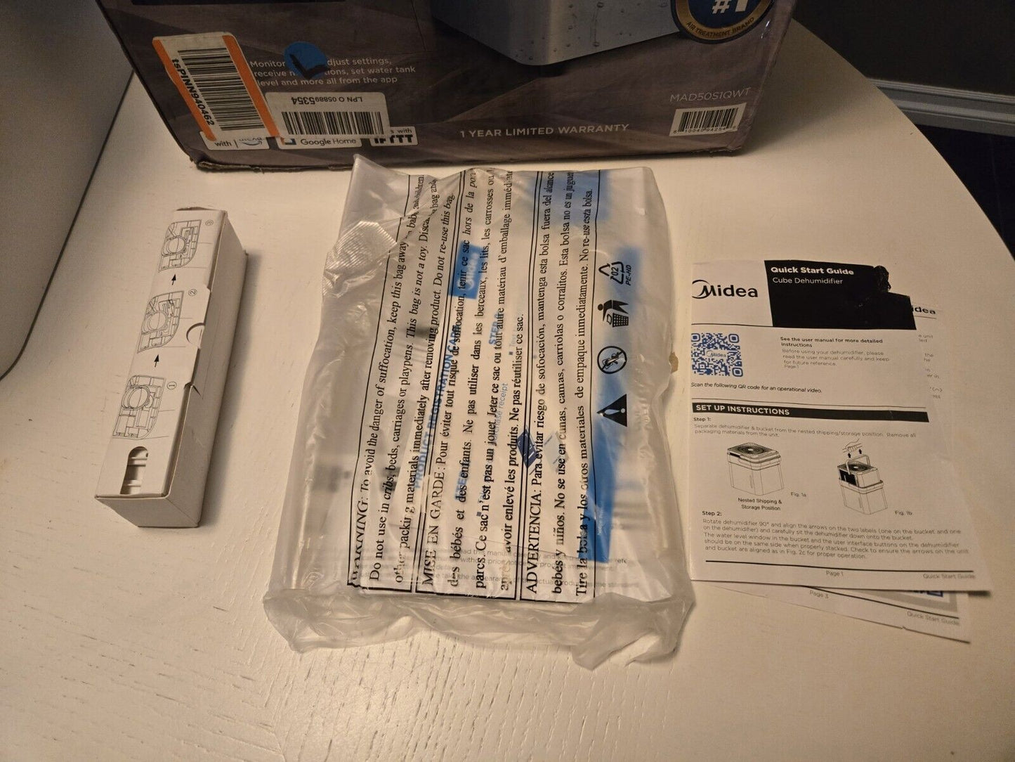 Midea Cube 50 Pint Smart Dehumidifier for up to 4,500 Sq. - Bellso