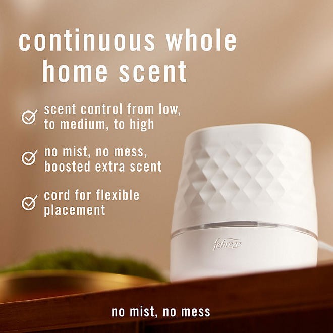 FEBREZE Plug Scent Booster Kit CALM Lavender Vanilla Bean April Fresh 3 Refills - Bellso