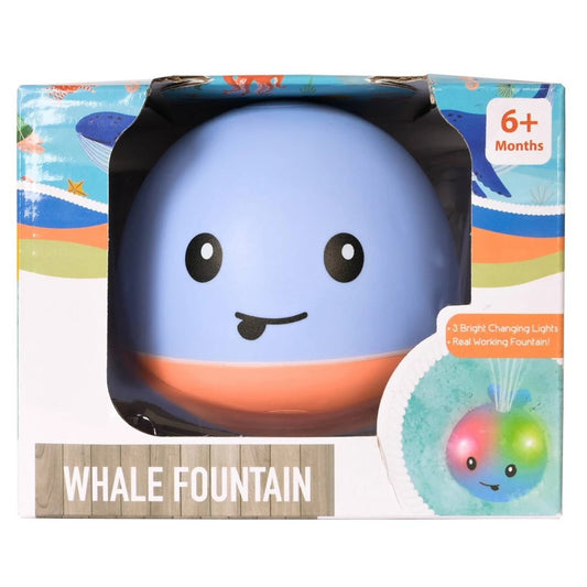 Sunny Days Whale Fountain - Periwinkle