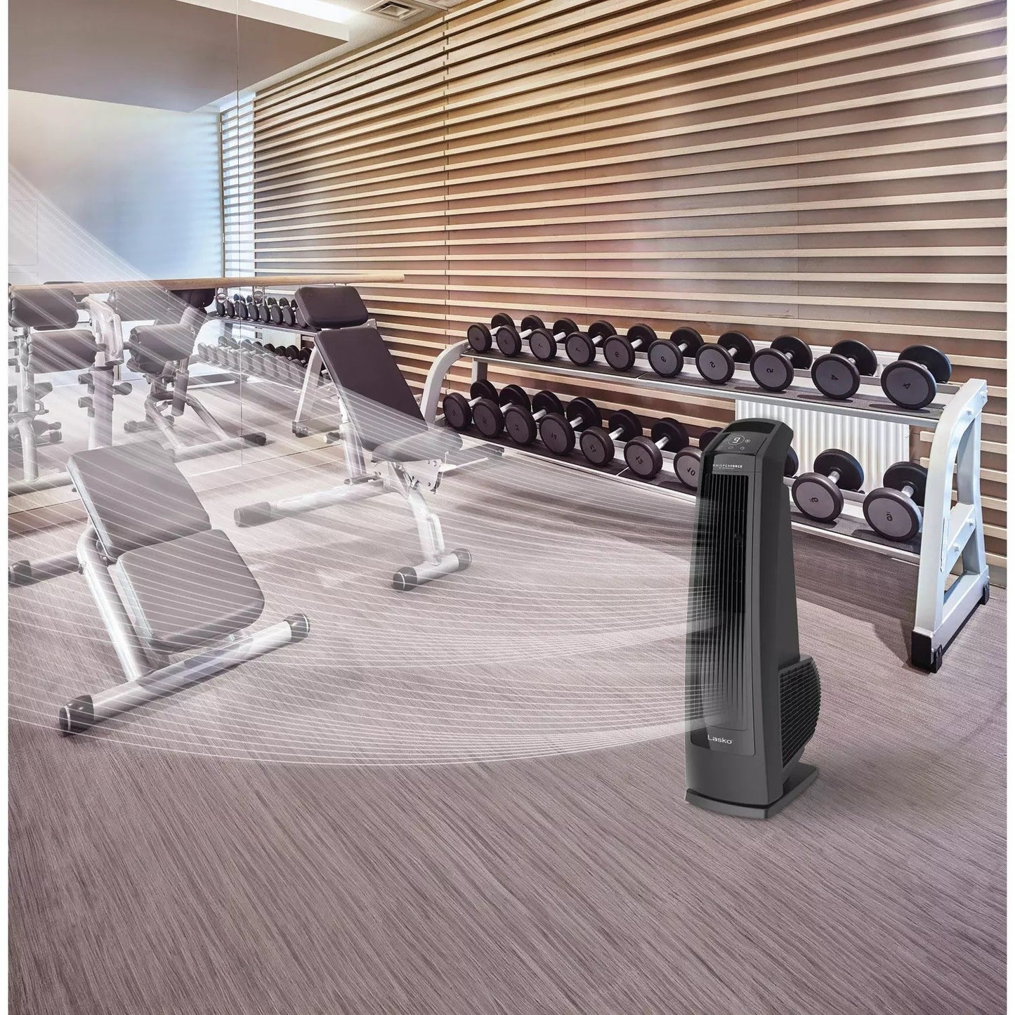 Lasko 35" DC High Velocity Blower Tower Fan with Remote - UDC351 - Bellso