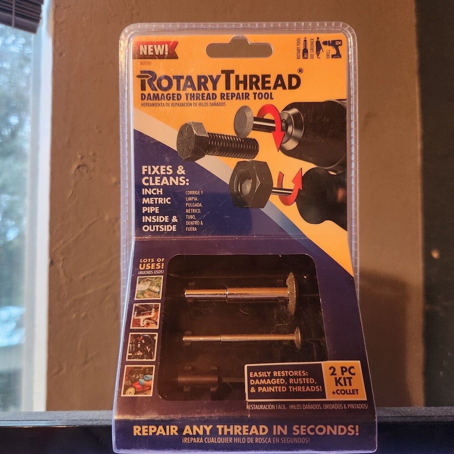 RotaryThread DAMAGED THREAD REPAIR TOOL-Repair Any Thread in Seconds! - Bellso