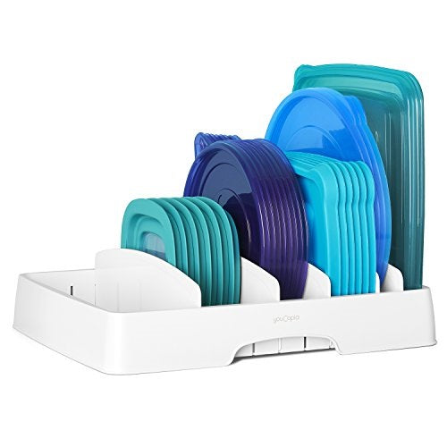 YouCopia StoraLid Container Lid Organizer - White - Bellso