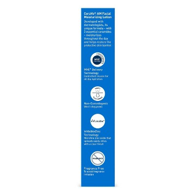CeraVe AM Facial Moisturizing Lotion SPF 30, Oil-Free (3 Fl. Oz.) - Bellso