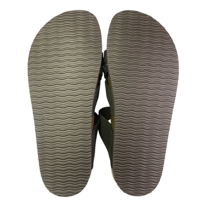 Mountain Sole Women's Slip-on Comfort Sandal with Braided Leather Upper