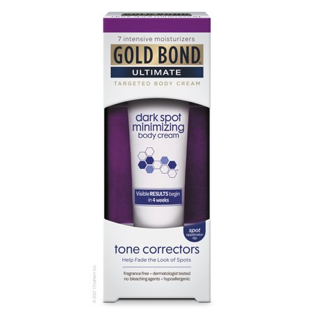 Gold Bond Dark Spot Minimizing Hand and Body Lotion & Cream for Visibly Improved Skin Appearance with Aloe  2 Oz - Bellso