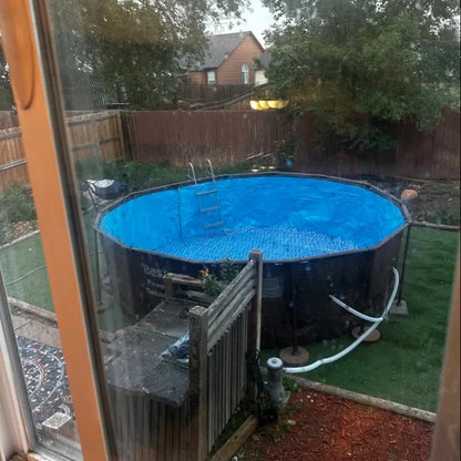 BESTWAY Large Above-Ground Swimming Pool Set 18' X 48" Ladder Filter Pump Cover - Bellso