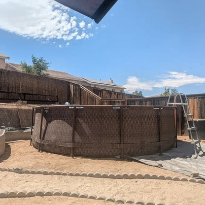 BESTWAY Large Above-Ground Swimming Pool Set 18' X 48" Ladder Filter Pump Cover - Bellso