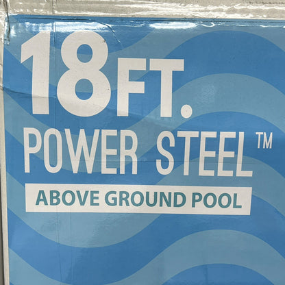 BESTWAY Large Above-Ground Swimming Pool Set 18' X 48" Ladder Filter Pump Cover - Bellso