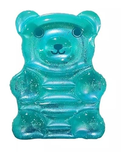 Member's Mark Oversized Teal Bear Pool Float, Inflatable Swimming Pool Lounger - Bellso