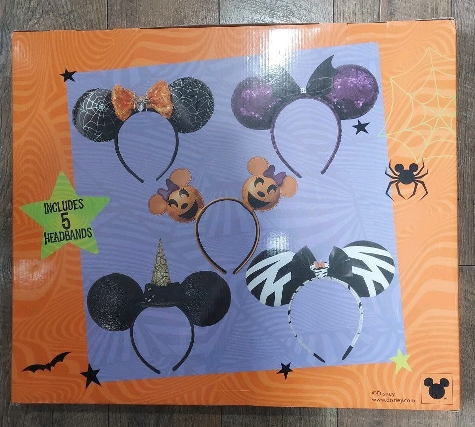 Disney Special Edition Collection 5-Piece Deluxe Halloween Headband Set Minnie - Bellso