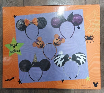 Disney Special Edition Collection 5-Piece Deluxe Halloween Headband Set Minnie - Bellso