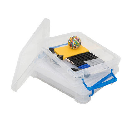 Super Stacker, Document Boxes, Clear, 10 Pack